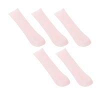 HONMEET Cuchara de Silicona para Eliminación de Cerumen, 5 Cabezales Reemplazables, Palillo de Oído Seguro para Adultos, Herramienta de Limpieza y Masaje de Oídos Rosa