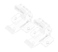 HONMEET de instalación de Kit de herrajes para enrollables Soportes de Montaje de persiana Enrollable Accesorios de Cortina Corchetes el plastico Transparente