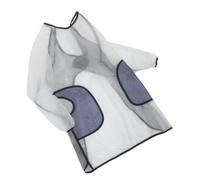 HONMEET Delantal Transparente y Cómodo de Pvc con Mangas Largas y Dos Bolsillos para Secar para Jardinería y Trabajo Unisex