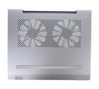 HONMEET Enfriador de portátiles Base de refrigeración para portátil Soporte para Notebook PC de aleación de Aluminio con Ventiladores duales y diseño Hueco para Uso en Verano