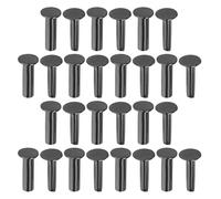 HONMEET Estructura de Bloqueo Segura 50 Pares de Remaches de Acero Inoxidable Fijación Estable para Mango de Cuchillo Ideales para Carpintería y Aplicaciones al Aire Libre