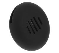 HONMEET Estuche De Silicona Para Borlas De Maquillaje 5 Piezas Portátil Resistente Para Viajes Organizador De Esponjas Color Negro