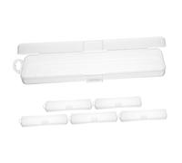 HONMEET Estuche para Cepillos de Dientes de Plástico Pp 6 Piezas Organizador Portátil Que Mantiene Limpio y Previene Bacterias Adecuado para Viajes y Camping