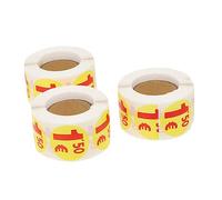 HONMEET Etiquetas Precio Euro Autoadhesivas 1500 Piezas Tamaño 1,5 Cm Para Supermercado y Venta De Garaje