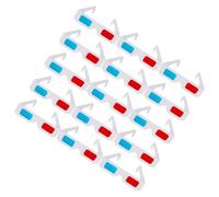 HONMEET Gafas 3D de Papel Anaglifo Rojo y Azul, Pack 40 Unidades, Ligeras y Portátiles para Películas 3D, Juegos y Vídeos en Casa o Cine