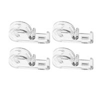 HONMEET Ganchos Transparentes para Cortinas y Estores Clips de Fijación para Cadenas y Cordones Fácil Instalación y Sujeción Segura para Cortinas Enrollables y Estores de Pared