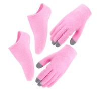 HONMEET Guantes Hidratantes para Manos Secas Loción y Calcetines Hidratantes Cuidado Pies Suaves y Cómodos para Manos y Pies Secos
