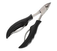 HONMEET Herramienta para Cortar Uñas de Acero Inoxidable Negro Alicates para Uñas Especialmente Diseñados Multi-funcional y Uso en Casa