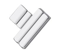 HONMEET Imanes Forma de Ojo de Gato para Uñas 4 Piezas Herramienta Magnética Versátil y Fácil de Usar Color Plata para Arte de Uñas y Manicura
