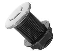 HONMEET Interruptor de Botón de Aire Neumático 32 Mm para Triturador de Basura, Pulsador Momentáneo de Presión para Bomba de Aire de Piscina, Accesorio para Tanque de Eliminación