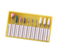 HONMEET Juego De Brocas Para Manicura Eléctrica Para Humanos Juego De Brocas Para Manicura Kit De Pulido Herramientas Para Taladro De Uñas