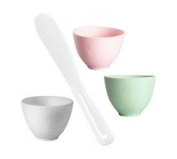 HONMEET Juego De Cuenco y Palo Para Faciales Tazón De Silicona Para Mezclar Ideal Para Diy