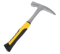 HONMEET Martillo Geológico de 600g con Punta de Flecha Integrada Mango Ergonómico para Mano Herramienta Manual para Exploración y Prospección Geológica al Aire Libre