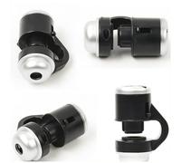 HONMEET Microscopio Lupa y Clip para Teléfono Celular Zoom 30x y Luz Led, Lente de Aumento de Plástico para Inspección de Monedas y Sellos