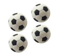 HONMEET Mini Balones de Fútbol Decorativos 4 Piezas para Mini Casas Modelo de Juguete Seguro Bordes Redondeados Accesorios para Decoración y Juego Infantil