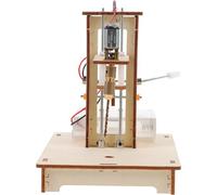 HONMEET Mini Taladro de Banco de Escritorio para Bricolaje Kit Científico de Perforación Manual Tamaño Pequeño y Ligero Perforadora Precisa para Madera y Plástico Herramienta