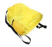 HONMEET Mochila con Cordón para Ropa Seca Y Húmeda de Tela Oxford Amarilla para Yoga Y Fitness