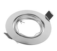 HONMEET Moldura Metálica para Focos Empotrados 802 Curva Cromada Embellecedor de Anillo para Luz Empotrada Ribete Decorativo para Techo Empotrado Compatible Luminarias LED