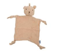 HONMEET Muñeca Para Apaciguar a Bebés y Toalla De Para Ñiño Algodón Doble Capa Suave Color Caqui Recién Nacidos y Niños Pequeños Acompañante y Juguete De Animal