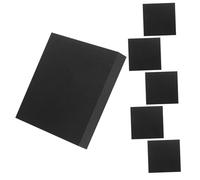 HONMEET Notas Adhesivas Multifuncionales Negras con Bolígrafo Blanco Pads de Autoadhesivos para Oficina y Escuela Cuaderno Portátil para y Recordatorios