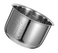 HONMEET Olla para cocinar arroz de acero inoxidable 316, sartén interior de repuesto para arrocera de 5 l, 1 unidad, fácil de limpiar