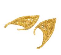 HONMEET Orejas Llamativo Hada Disfraz de Látex para Dorado de Halloween Accesorio Lavable y Fiesta de Cosplay para Duendes y Hadas