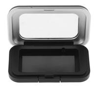 HONMEET Paleta Magnética Vacía para Mezclar Maquillaje con Caja de Plástico Negro, Fácil de Limpiar y Cambiar, Adecuado para Kit de Viaje y Cosméticos DIY