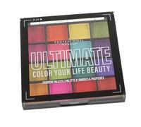 HONMEET Paleta Sombras Ojos Colores Mate y Purpurina Maquillaje Versátil para Halloween y Fiestas Maquillaje de Escenario y Diario