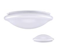 HONMEET Pantalla de Lámpara de Techo en Color, Plástico Resistente, Diámetro 22.6 Cm, Difusor de Luz para Dormitorio, Balcón y Cocina, Accesorio de Iluminación Moderno y Fácil de Limpiar