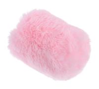 HONMEET Parabrisas para Micrófono, Silenciador de Parabrisas, Compatible con MK4 y MK8, Cubierta Peluda de Felpa Artificial Rosa, Para Grabación Vocal