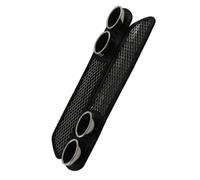 HONMEET Pegatinas Decorativas para Coche Diseño de Salida de Aire, Adhesivo Doble Cara de Abs, 1 Par para Parachoques y Superficie Lisa, Cubre Imperfecciones