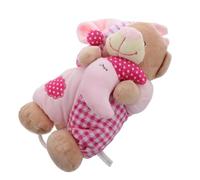 HONMEET Peluche Musical para Niña con Osito de Peluche Juguete Suave con Música para Dormir Calmante para Cuna y Paseo Regalo para Recién Nacidos y Bebés Pequeños