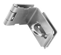 HONMEET Pestillo de Cerradura Mecanismo Seguro y Fácil de Instalar, 4 Pulgadas con Ángulo Recto para Puerta de Acero Inoxidable Plata para Puertas Correderas y Abatibles