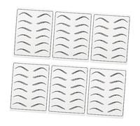 HONMEET Piel de Práctica para Cejas y Labios 6 Piezas Tamaño Estándar Flexible para Principiantes Entrenamiento de Maquillaje Profesional en Casa y Estudio