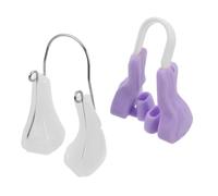 HONMEET Pinza Nasal Moldeadora Clip de Corrección de Nariz 2 Pcs Silicona Suave para Dormir y Reducir Ronquidos en Casa