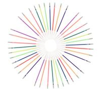 HONMEET Recambios de Bolígrafos de Gel de 100 Colores Multifunción, Recargas Decorativas sin Fugas para Material de Oficina y Escritura Creativa Diaria