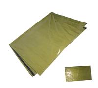 HONMEET Refugio de Emergencia Plegable Resistente y Cortavientos Tienda Térmica Aislante para Camping al Aire Térmica Portátil para Retención de Protección Ligera para Frío