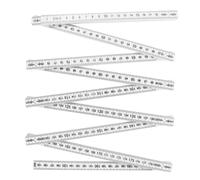 HONMEET Regla Plegable de Metros con Graduación Precisa y Diseño y Cierre Seguro Herramienta Portátil para Carpintería Construcción y Proyectos DIY