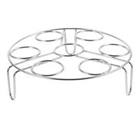 HONMEET Rejilla para cocinar huevos al vapor de acero inoxidable para cocina, multifunción, redonda, de pie alto, para cocción al vapor de alimentos Varios estilos