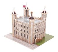 HONMEET Rompecabezas 3D Torre De Londres para y Niños De Papel Educativo Arquitectónico Sin Pegamento Fácil De Adecuado para Decoración del Hogar 1 Set