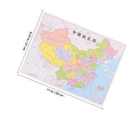 HONMEET Rompecabezas De Mapa De China Educativo para Niños Pequeños Tamaño Mediano Juego Cognitivo Geográfico Divertido Aprendizaje Infantil Juguetes para Desarrollo Cognitivo