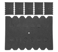 HONMEET Separador de Flechas de Espuma Negra 6 Piezas, Accesorio de Caza al Aire Libre, Soporte Acolchado para Almacenamiento Organizado en Campos de Tiro Interiores y Exteriores