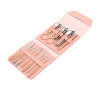 HONMEET Set De Uñas Kit De Manicura Cortaúñas De Acero Inoxidable Alicate Profesional Para Uñas Herramientas De Cuidado Personal (oro)