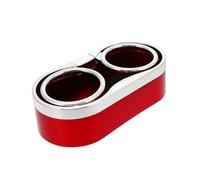 HONMEET Soporte para Botellas de Coche Plástico Doble Orificio Accesorio Auto para Bebidas Porta Vasos Resistente Almacenamiento para Latas y Gafas Color Aleatorio Color