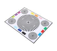 HONMEET Tabla de Prueba de Lentes de Vigilancia Tarjeta de Calibración de Color para Ajuste de Enfoque Accesorios de Montaje de Lentes para Reparación y Ensamblaje