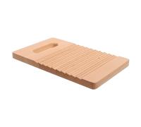 HONMEET Tabla Lavar Madera Portátil para Pequeño Washboard de Madera de Haya Robusto y Multiusos para Enseñanza y Lavado Manual Viajes