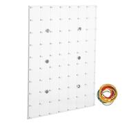 HONMEET Tablero Magnético para Enseñar Matemáticas Juguete Educativo Juguetes Geométricos Tablero para Practicar Matemáticas Montessori Materiales De