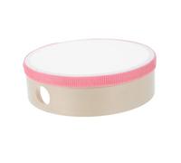 HONMEET Tambor de Mano de Madera Ligero y Delicado Instrumento de Percusión Educativo para Niñas Juguete Musical para Estimular la Conciencia Musical y Habilidades Creativas Escuelas y