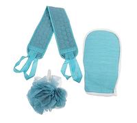 HONMEET Toallas De Baño Guantes De Ducha Pelota De Baño y Toalla Para Masaje Espalda Exfoliante Duradero