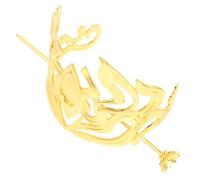 HONMEET Tocado Hanfu Masculino Estilo Antiguo, Horquillas Chinas Cabello de Metal Ligero Dorado, Pasador para Moño Cómodo y Transpirable, Accesorio Tradicional para Peinados y Disfraces